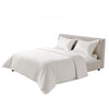 VEVOR King Duvet Cover Set, 100% Cotton, 3 Pieces Bedding Set King Size with 1 Duvet Cover 104 x 90 in and 2 Pillow Shams 20 x 36 in, Soft Breathable, Double Zipper Closure, for Home Bedding, White