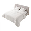 VEVOR Queen Duvet Cover Set, 100% Cotton, 3 Pieces Bedding Set Queen Size with 1 Duvet Cover 90 x 90 in and 2 Pillow Shams 20 x 26 in, Soft Breathable, Double Zipper Closure, for Home Bedding, White