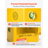 VEVOR Flammable Storage Cabinet, 13" x 13" x 13", Industrial Fire Cabinet, Double-Wall Cold Rolled Steel Hazardous Storage Safety Cabinet, Fire & Explosion-Proof with Lock for Factories Labs Workshops