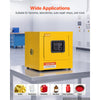 VEVOR Flammable Storage Cabinet, 13" x 13" x 13", Industrial Fire Cabinet, Double-Wall Cold Rolled Steel Hazardous Storage Safety Cabinet, Fire & Explosion-Proof with Lock for Factories Labs Workshops