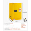 VEVOR Flammable Storage Cabinet, 21" x 21" x 35", Industrial Fire Cabinet, Double-Wall Cold Rolled Steel Hazardous Storage Safety Cabinet, Fire & Explosion-Proof with Adjustable Shelf and Key Lock