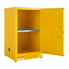 VEVOR Flammable Storage Cabinet, 21" x 21" x 35", Industrial Fire Cabinet, Double-Wall Cold Rolled Steel Hazardous Storage Safety Cabinet, Fire & Explosion-Proof with Adjustable Shelf and Key Lock