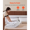 VEVOR Comforter Duvet Insert, 88 x 88 in, Queen Size Down Alternative Comforter, Quilted All Season Duvet with 4 Tabs, Soft & Machine Washable, Box Stitched Bedding for Home Hotel, Women/Men, White