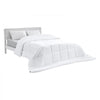 VEVOR Comforter Duvet Insert, 88 x 88 in, Queen Size Down Alternative Comforter, Quilted All Season Duvet with 4 Tabs, Soft & Machine Washable, Box Stitched Bedding for Home Hotel, Women/Men, White