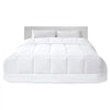 VEVOR Comforter Duvet Insert, 88 x 88 in, Queen Size Down Alternative Comforter, Quilted All Season Duvet with 4 Tabs, Soft & Machine Washable, Box Stitched Bedding for Home Hotel, Women/Men, White