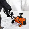 VEVOR Electric Snow Blower, 23 inch 15A Corded Snow Thrower with Dual LED Headlights & 180° Rotating Chute, 25FT Throwing Distance, 12" Depth Clearing, Walk-Behind Snowblower for Driveway Sidewalk