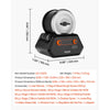 VEVOR Rock Tumbler Kit, 3 lbs Rock Polishing Kit, 4 Speed Settings 9-Day Polishing Timer Stone Polishing Kit, Rock Polisher with Rough Gemstones and Polishing Grits, Rock Polisher for Adults Kids