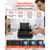 VEVOR Rock Tumbler, 2 lb Rock Polishing Machine, Rocks Tumbling Kit with 4-Speed Adjustment, 1–9 Day Timer, PC Sound Reduction Cover & TPU Drum, Direct Drive Motor Rocks Polishing, Quiet Operation