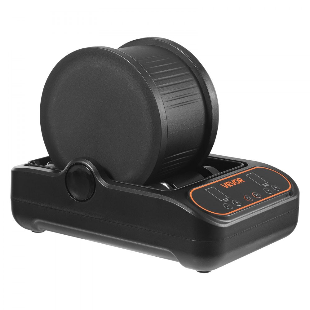 VEVOR Rock Tumbler Kit 3 lbs Rock Polishing Machine Rocks Tumbling Kit, for Adults Beginners and Hobbyists, 4 Speed, 1-9 Day Timer, with PC Sound Reduction Cover & TPU Drum, Direct Drive Motor