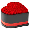 VEVOR Forever Flowers, 100 Preserved Roses in a Heart Shape Box, Eternal Flowers Immortal Bouquet Birthday Present for Women Her Wife Mothers, Anniversary, Valentine's Day,Christmas, Red