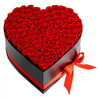 VEVOR Forever Flowers, 100 Preserved Roses in a Heart Shape Box, Eternal Flowers Immortal Bouquet Birthday Present for Women Her Wife Mothers, Anniversary, Valentine's Day,Christmas, Red