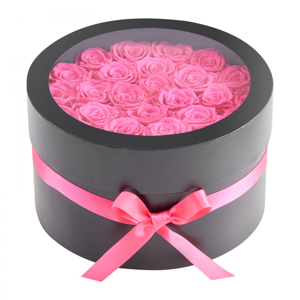 VEVOR Forever Flowers, 27 Preserved Roses in a Box, Eternal Flowers Immortal Bouquet Birthday Present for Delivery Prime Women Her Wife Mothers, Anniversary, Valentine's Day,Christmas, Rose Red