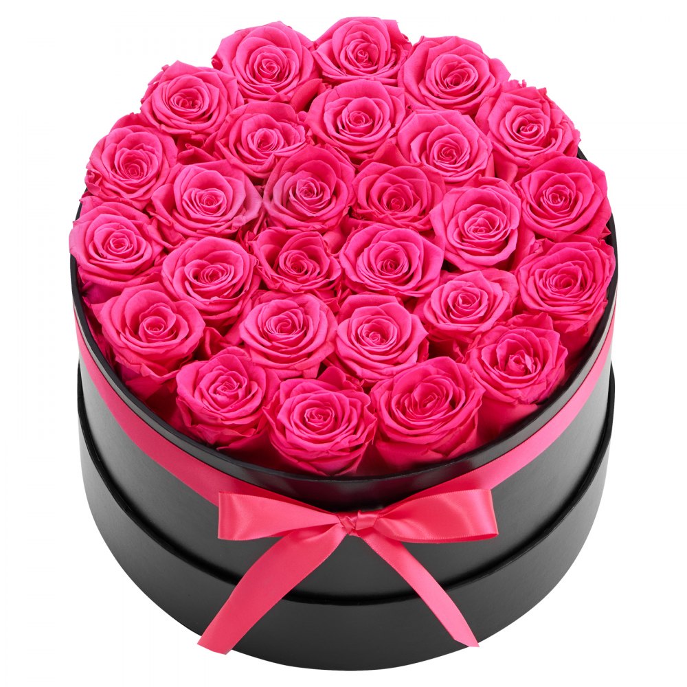 VEVOR Forever Flowers, 27 Preserved Roses in a Box, Eternal Flowers Immortal Bouquet Birthday Present for Delivery Prime Women Her Wife Mothers, Anniversary, Valentine's Day,Christmas, Rose Red