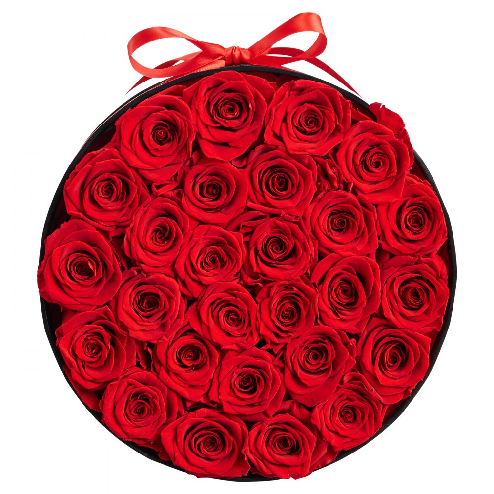 VEVOR Forever Flowers, 27 Preserved Roses in a Box, Eternal Flowers Immortal Bouquet Birthday Present for Delivery Prime Women Her Wife Mothers, Anniversary, Valentine's Day,Christmas, Red