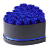 VEVOR Forever Flowers, 27 Preserved Roses in a Heart Shape Box, Eternal Flowers Immortal Bouquet Birthday Present for Women Her Wife Mothers, Anniversary, Valentine's Day,Christmas, Royal Blue
