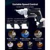 VEVOR Electric Metal Shear, 4.0-Amp Corded Sheet Metal Cutter with 360-Degree Swivel Head, Variable Speed, Continuous Cutting, Clean Cut for 18GA Galvanized Steel, 20 GA Stainless Steel, 2500 SPM