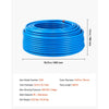 VEVOR Air Compressor Line Kit, 260FT x 1/2", HDPE-Aluminum Compressed Air Piping System, High Pressure Resistant, Leak-Proof & Easy-to-Install, Compressed Air Tubing Kit for Garages Workshops