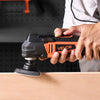 VEVOR Multitool Oscillating Tool, 4Amps Electric Oscillating Multi Tool Corded with 6 Variable Speeds 7000 - 19000 OPM, 3.2° Oscillating Angle, 13PCS Saw Accessories, LED Work Light & Tool Bag