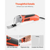 VEVOR Oscillating Tool Multitool, 2.2Amps 22,000 OPM Electric Oscillating Multi Tool Kit Corded with 2.8° Oscillating Angle, 7PCS Saw Accessories for Cutting, Scraping, Sanding, Floor Stripping