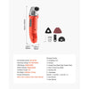 VEVOR Oscillating Tool Multitool, 2.2Amps 22,000 OPM Electric Oscillating Multi Tool Kit Corded with 2.8° Oscillating Angle, 7PCS Saw Accessories for Cutting, Scraping, Sanding, Floor Stripping