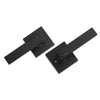VEVOR Privacy Door Handle, 10 Pack Matte Black Door Lever, Left or Right Handing Reversible Lever with Keyless Lock, 45° Rotation to Open, Universal Square Interior for Bedroom and Bathroom Doors