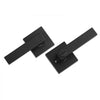 VEVOR Privacy Door Handle, 1 Pack Matte Black Door Lever, Left or Right Handing Reversible Lever with Keyless Lock, 45° Rotation to Open, Universal Square Interior for Bedroom and Bathroom Doors