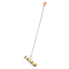 VEVOR Landscape Rake, 36 inch Wide Head 102 inch Handle, Large Heavy Duty Aluminum Landscaping Leaf Rake Tool, Asphalt Level for Loosening Soil, Garden & Yard, Pond Gravel & Beach Lawn Care, 52ft Rope