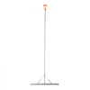VEVOR Landscape Rake, 36 inch Wide Head 133 inch Handle, Large Heavy Duty Aluminum Landscaping Leaf Rake Tool, Asphalt Level for Loosening Soil, Garden & Yard, Pond Gravel & Beach Lawn Care, 52ft Rope
