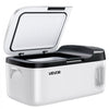 VEVOR Car Refrigerator, DC 12/24V AC100-240V Compressor Electric Cooler, -4°F to 68°F Car Fridge with APP Control, 16 QT Cars Freezer for RVs, Campsites, Boats, Camping, Fishing, 60W Portable Freezer