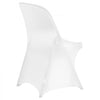 VEVOR 30 Pcs White Chair Covers, Polyester Spandex Chair Cover, Stretch Slipcovers for Wedding Party Dining Banquet Flat-Front Chair Covers, Fits Chair Measures up to 18.11 x 19.69 x 33.86 inch