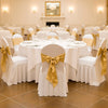 VEVOR 30 Pcs White Chair Covers, Polyester Spandex Chair Cover, Stretch Slipcovers for Wedding Party Dining Banquet Flat-Front Chair Covers, Fits Chair Measures up to 20.08 x 17.72 x 37.4 inch