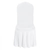 VEVOR 30 Pcs White Chair Covers, Polyester Spandex Chair Cover, Stretch Slipcovers for Wedding Party Dining Banquet Flat-Front Chair Covers, Fits Chair Measures up to 20.08 x 17.72 x 37.4 inch