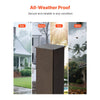 VEVOR Mailbox Post, 43 x 4 x 4 Inches, Steel In-Ground Mounting Mail Box Stand with Powder Coating Surface, Heavy Duty Metal Post Sleeve Kit for Outside Curbside Residential Use, Easy Install, Bronze