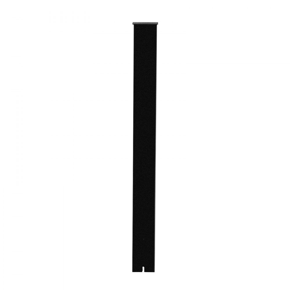 VEVOR Mailbox Post, 43 x 4 x 4 Inches, Steel In-Ground Mounting Mail Box Stand with Powder Coating Surface, Heavy Duty Metal Post Sleeve Kit for Outside Curbside Residential Use, Easy Install, Black