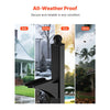 VEVOR Mailbox Post, 56 x 4 x 4 Inches, Aluminum In-Ground Mounting Mail Box Stand with Universal Plate Bracket, Heavy Duty Metal Post Sleeve Kit for Outside Curbside Residential, Powder Coated Black