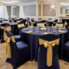 VEVOR 50 Pcs Navy Blue Chair Covers, Polyester Spandex Chair Cover, Stretch Slipcovers for Wedding Party Dining Banquet Flat-Front Chair Covers, Fits Chair Measures up to 20.08 x 17.72 x 37.4 inch