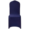 VEVOR 50 Pcs Navy Blue Chair Covers, Polyester Spandex Chair Cover, Stretch Slipcovers for Wedding Party Dining Banquet Flat-Front Chair Covers, Fits Chair Measures up to 20.08 x 17.72 x 37.4 inch
