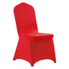 VEVOR 50 Pcs Red Chair Covers, Polyester Spandex Chair Cover, Stretch Slipcovers for Wedding Party Dining Banquet Flat-Front Chair Covers, Fits Chair Measures up to 20.08 x 17.72 x 37.4 inch