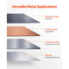 VEVOR Box and Pan Brake, 30 in Sheet Metal Bending Brake, 18-Gauge Capacity, 0-135 Degree Adjustable, Metal Bender Machine, No Wobbling, Heavy-Duty Aluminum Folder for Precise Batch Bending