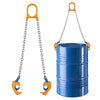 VEVOR Chain Drum Lifter, G80 Drum Lifting Chain Sling with Thickened Security Hook, 2000LBS Capacity, 1.6ft Long Sturdy Drums Handling Equipment, Carbon Steel Barrel Lifter for Plastic & Metal Drums