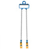 VEVOR Chain Drum Lifter, G80 Drum Lifting Chain Sling with Security Hook, 2200LBS Capacity, Drums Handling Equipment Fits for Crane Forklift, Carbon Steel Barrel Lifter for Plastic & Metal Drums