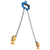 VEVOR Chain Drum Lifter, G80 Drum Lifting Chain Sling with Security Hook, 2200LBS Capacity, Drums Handling Equipment Fits for Crane Forklift, Carbon Steel Barrel Lifter for Plastic & Metal Drums