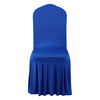VEVOR 30 Pcs Blue Chair Covers, Polyester Spandex Chair Cover, Stretch Slipcovers for Wedding Party Dining Banquet Flat-Front Chair Covers, Fits Chair Measures up to 20.08 x 17.72 x 37.4 inch