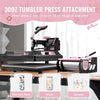 VEVOR Heat Press Machine 15 x 15 Inch 8 in 1 Heat Transfer Machine Black, for T-Shirts/Mugs/Hats/Plates, with 30 oz Tumbler Press, 360° Swing Away T-Shirt Pressing, Digital Control, PTFE Coating