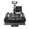 VEVOR Heat Press Machine 15 x 15 Inch 8 in 1 Heat Transfer Machine Black, for T-Shirts/Mugs/Hats/Plates, with 30 oz Tumbler Press, 360° Swing Away T-Shirt Pressing, Digital Control, PTFE Coating