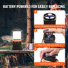 VEVOR LED Camping Lantern, All-in-one, 1000LM, 360° Illumination, 4 Lighting Modes, Battery Powered Light, Outdoor Robust Flashlight, Built to Last Light, Ideal for Hiking Fishing Outages Repairs