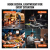 VEVOR LED Camping Lantern, All-in-one, 1000LM, 360° Illumination, 4 Lighting Modes, Rechargeable Outdoor Flashlight, USB Charging, Durable Robust Light, Ideal for Hiking Fishing Outages Car Repairs