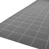VEVOR Drainage Mat, 3 x 50 ft, PVC Non Slip Commercial Floor Mat, Wet Area Water Drain Splash Matting Hollow Doormat Roll, for Outdoor Indoor Restaurant Swimming Pool Patio Bathroom Washroom, Black