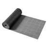 VEVOR Drainage Mat, 3 x 50 ft, PVC Non Slip Commercial Floor Mat, Wet Area Water Drain Splash Matting Hollow Doormat Roll, for Outdoor Indoor Restaurant Swimming Pool Patio Bathroom Washroom, Black