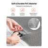 VEVOR Drainage Mat, 3 x 10 ft, PVC Non Slip Commercial Floor Mat, Wet Area Water Drain Splash Matting Hollow Doormat Roll, for Outdoor Indoor Restaurant Swimming Pool Patio Bathroom Washroom, Gray